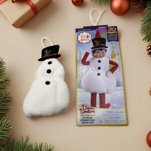 Elf On The Shelf Snowman Celebration Dress-up Set  Limited Edition Doll Clothes